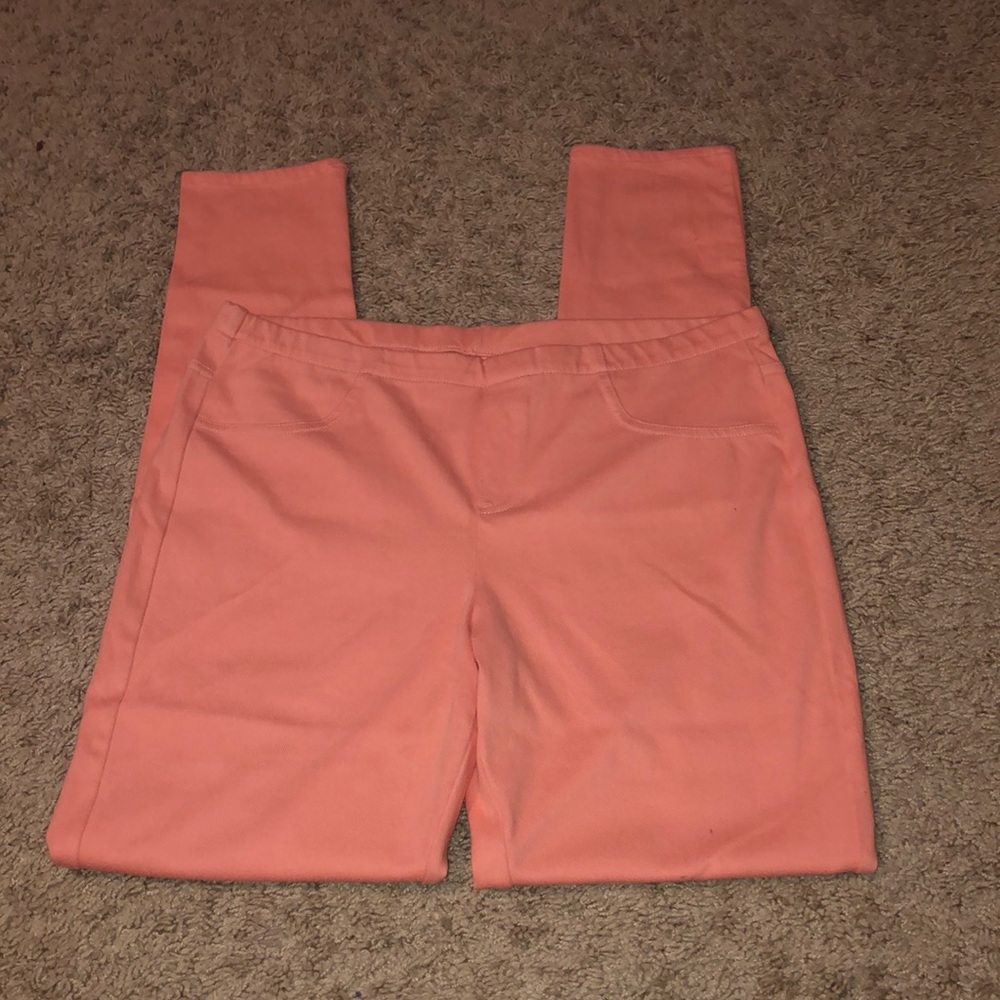 Peach leggings